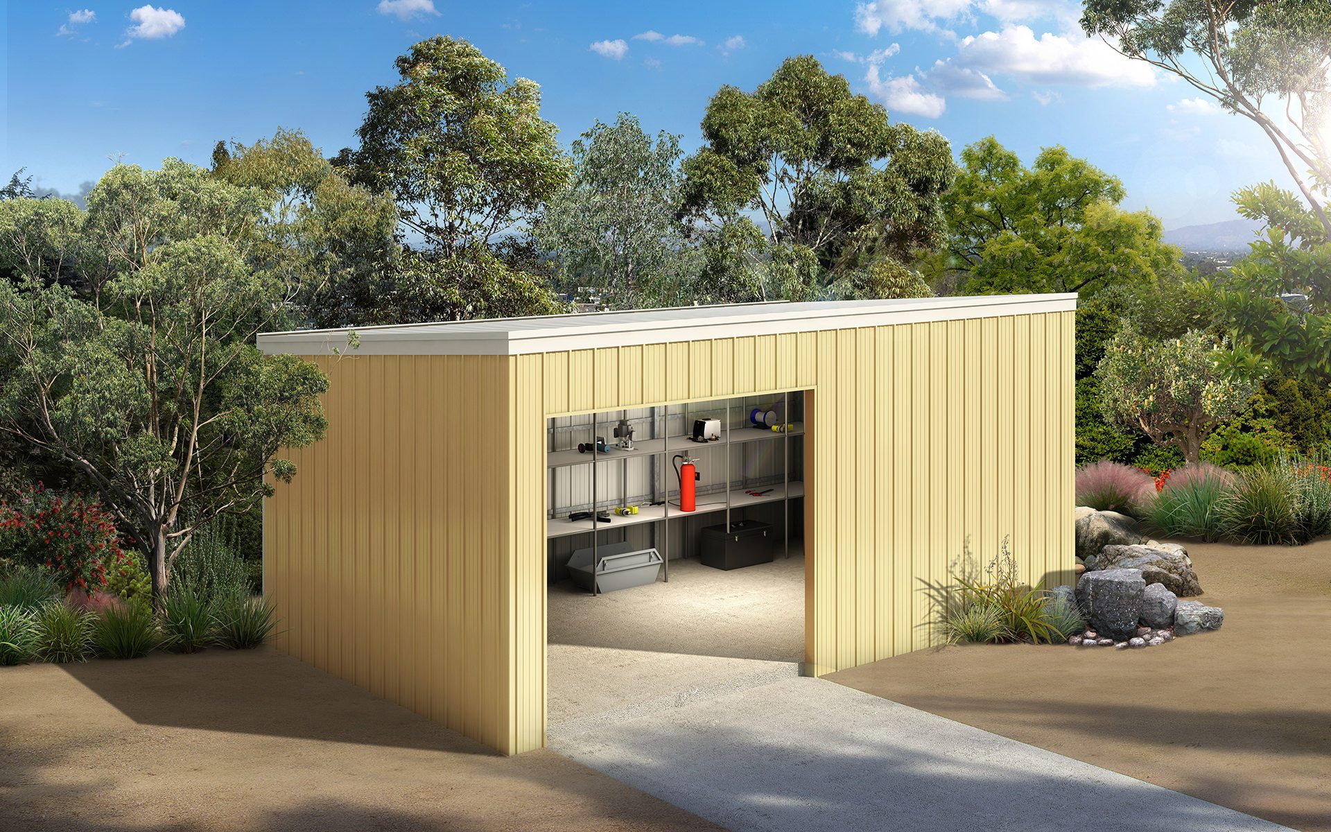 Skillion Sheds and Garages for sale - Ranbuild